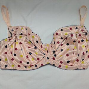 Playful Promises 36H x Felicity Hayward Pink Satin full cup Underwire Bra